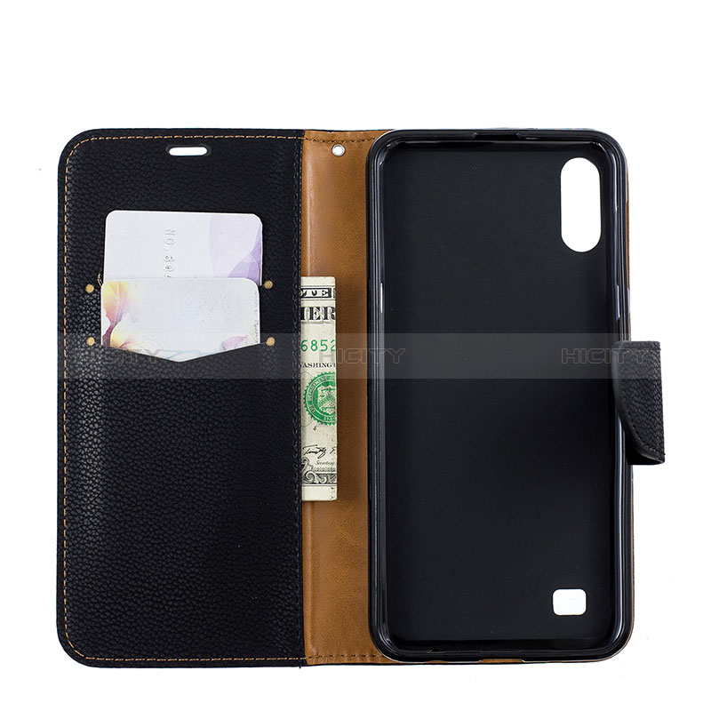 Custodia Portafoglio In Pelle Cover con Supporto B06F per Samsung Galaxy A10