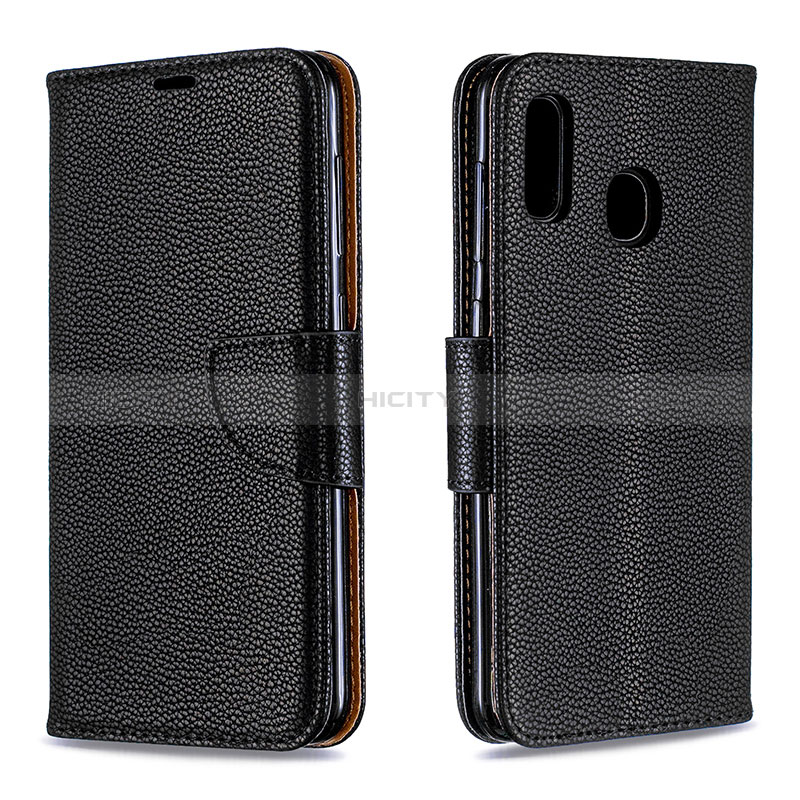 Custodia Portafoglio In Pelle Cover con Supporto B06F per Samsung Galaxy A20