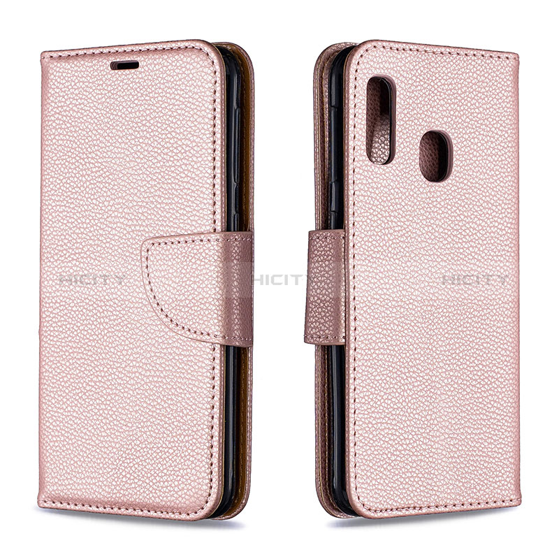 Custodia Portafoglio In Pelle Cover con Supporto B06F per Samsung Galaxy A20e