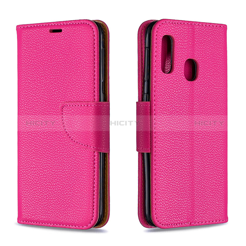 Custodia Portafoglio In Pelle Cover con Supporto B06F per Samsung Galaxy A20e