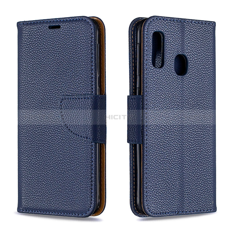 Custodia Portafoglio In Pelle Cover con Supporto B06F per Samsung Galaxy A20e