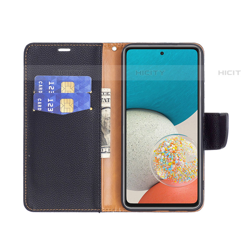 Custodia Portafoglio In Pelle Cover con Supporto B06F per Samsung Galaxy A53 5G