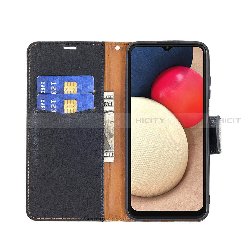 Custodia Portafoglio In Pelle Cover con Supporto B06F per Samsung Galaxy F02S SM-E025F