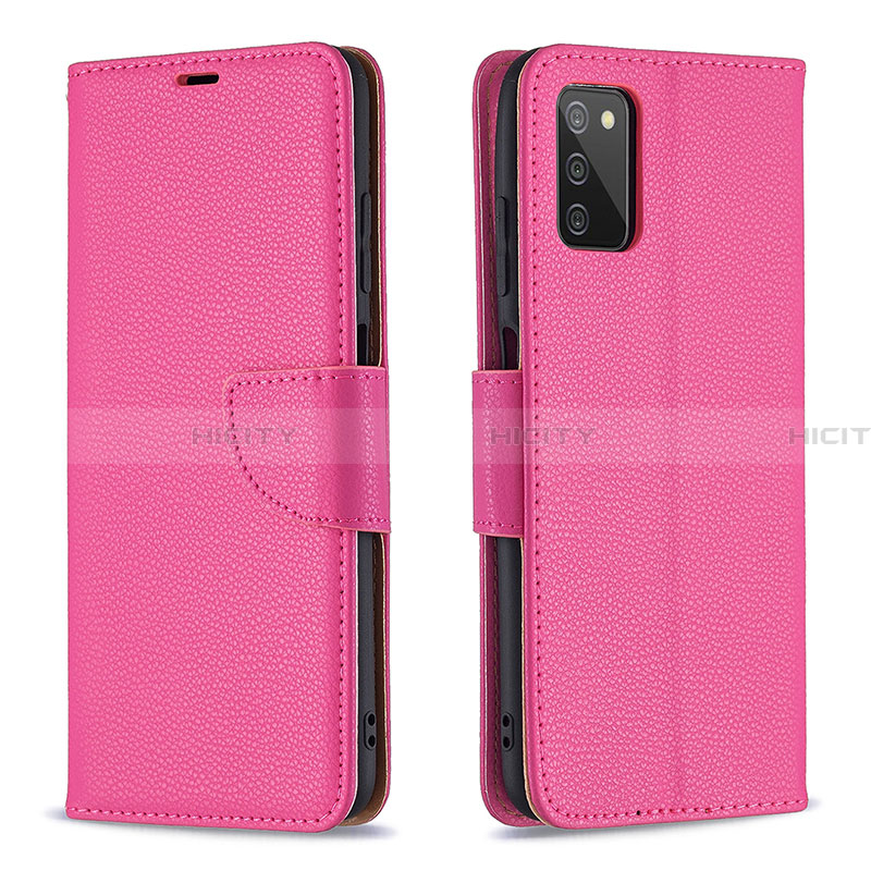 Custodia Portafoglio In Pelle Cover con Supporto B06F per Samsung Galaxy F02S SM-E025F