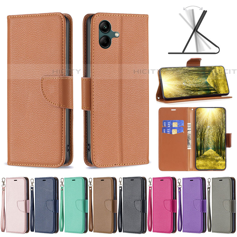 Custodia Portafoglio In Pelle Cover con Supporto B06F per Samsung Galaxy F04