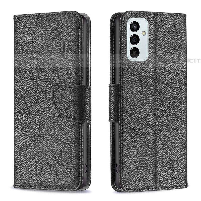 Custodia Portafoglio In Pelle Cover con Supporto B06F per Samsung Galaxy F23 5G Nero