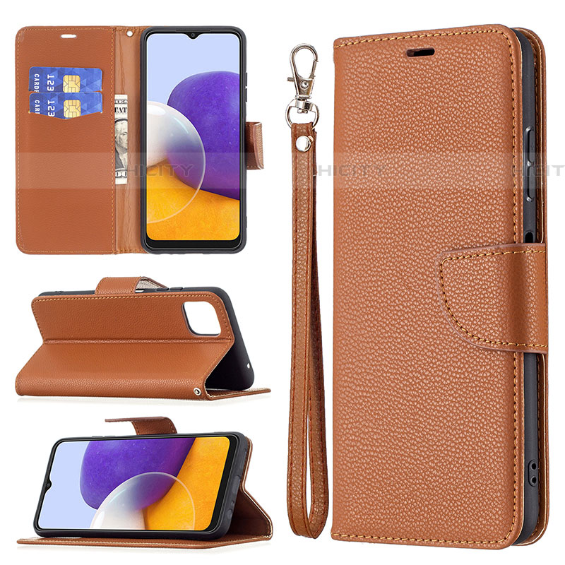 Custodia Portafoglio In Pelle Cover con Supporto B06F per Samsung Galaxy F42 5G