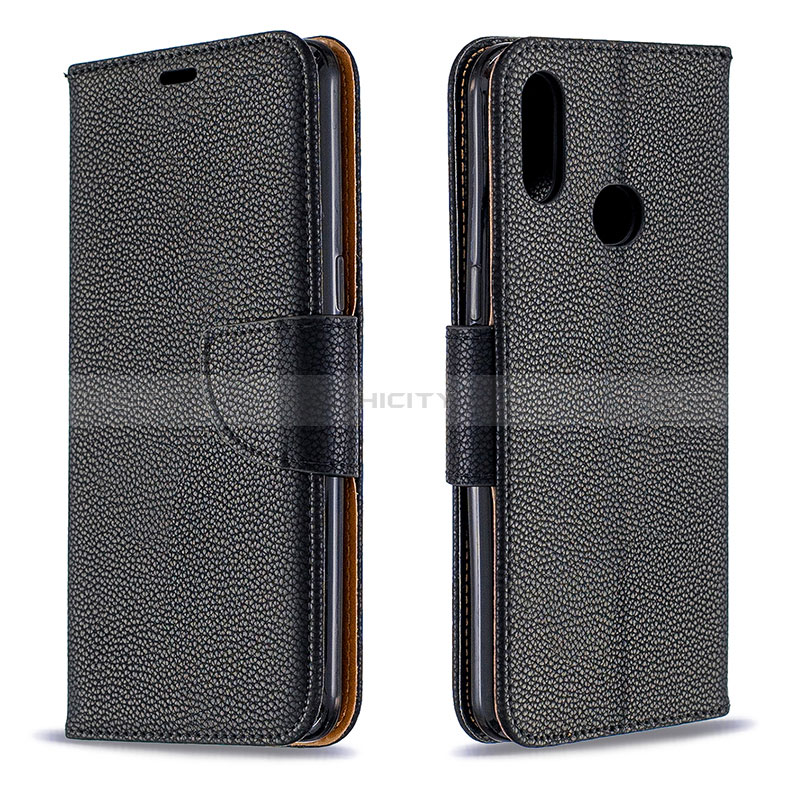 Custodia Portafoglio In Pelle Cover con Supporto B06F per Samsung Galaxy M01s Nero