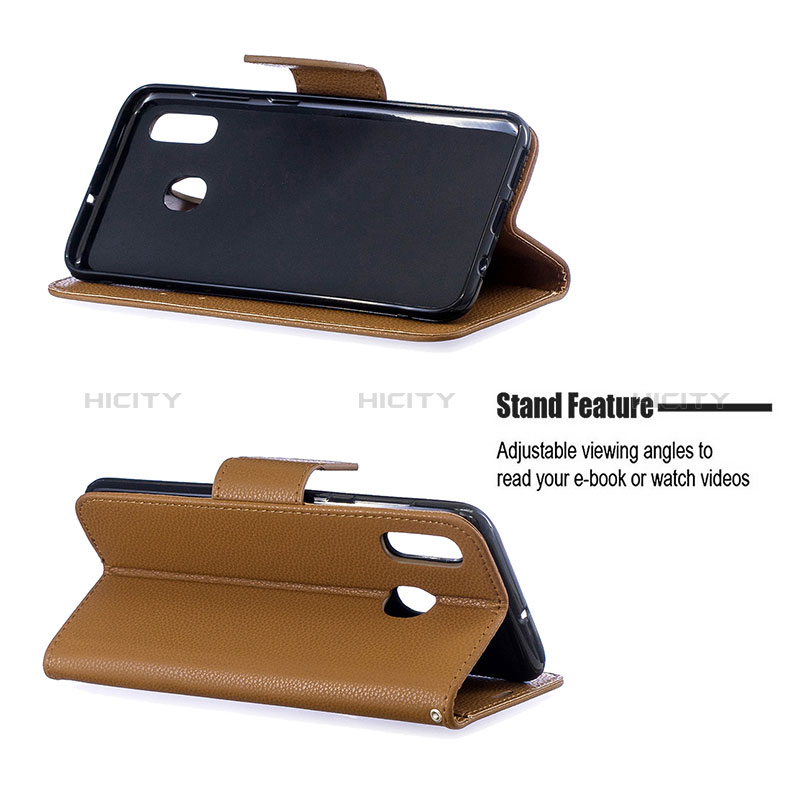 Custodia Portafoglio In Pelle Cover con Supporto B06F per Samsung Galaxy M10S