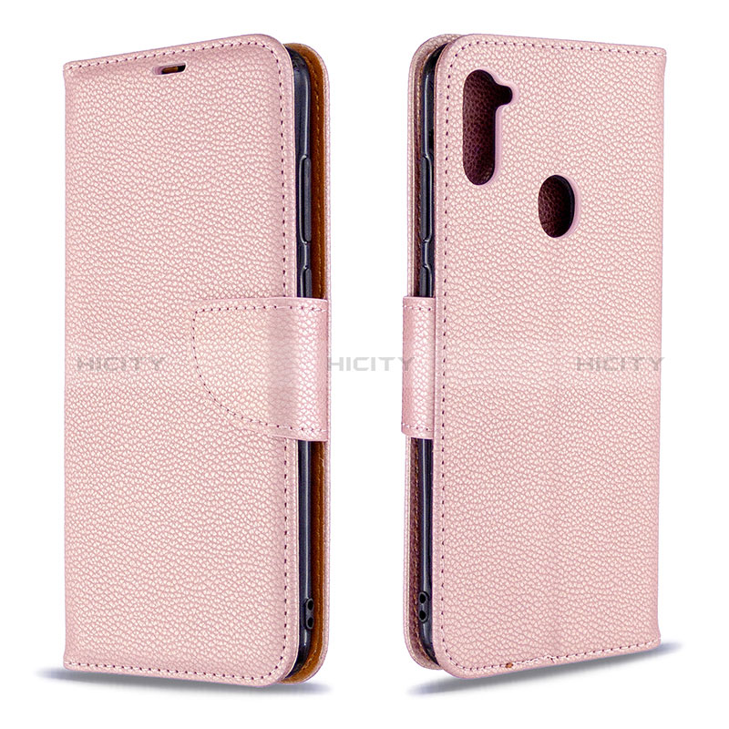 Custodia Portafoglio In Pelle Cover con Supporto B06F per Samsung Galaxy M11