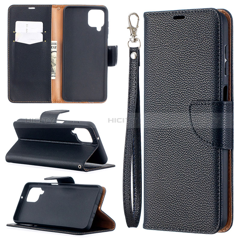 Custodia Portafoglio In Pelle Cover con Supporto B06F per Samsung Galaxy M12