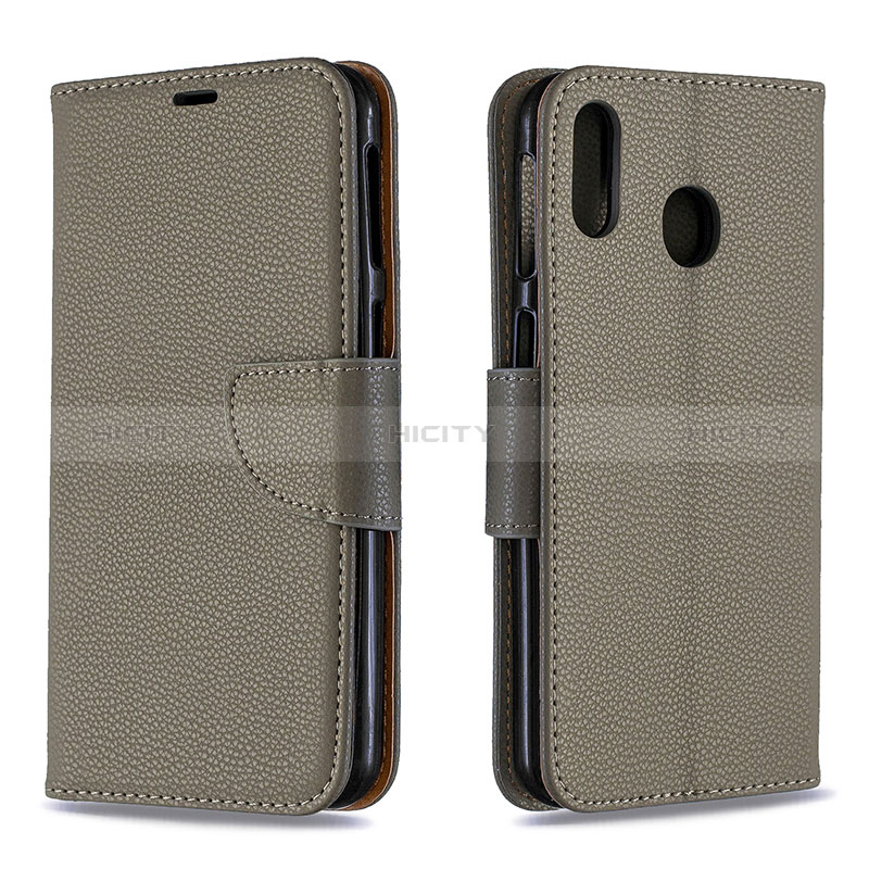 Custodia Portafoglio In Pelle Cover con Supporto B06F per Samsung Galaxy M20