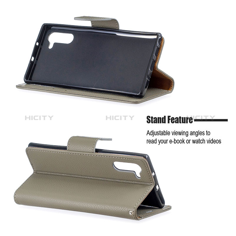 Custodia Portafoglio In Pelle Cover con Supporto B06F per Samsung Galaxy Note 10 5G