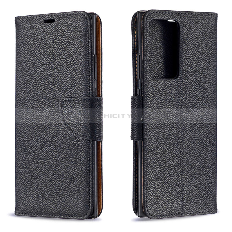 Custodia Portafoglio In Pelle Cover con Supporto B06F per Samsung Galaxy Note 20 Ultra 5G Nero