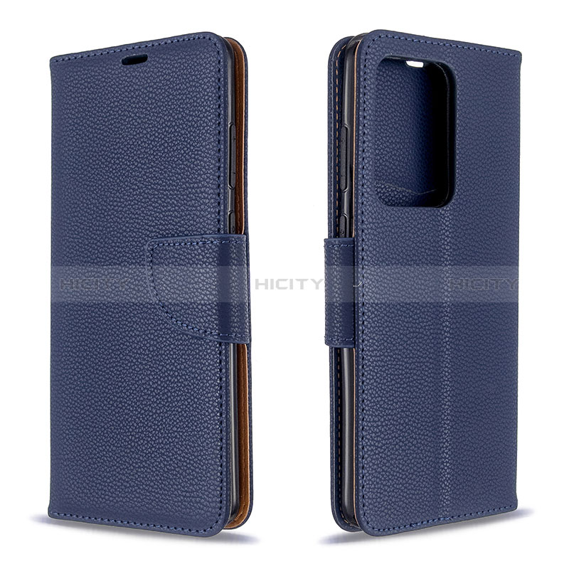 Custodia Portafoglio In Pelle Cover con Supporto B06F per Samsung Galaxy S20 Plus 5G Blu