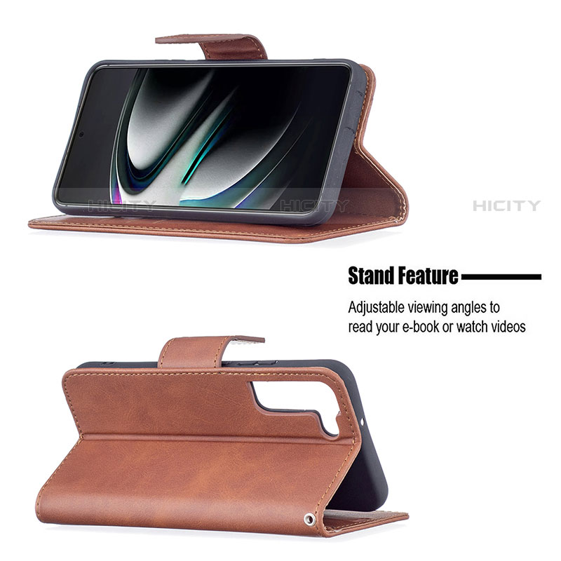 Custodia Portafoglio In Pelle Cover con Supporto B06F per Samsung Galaxy S21 5G