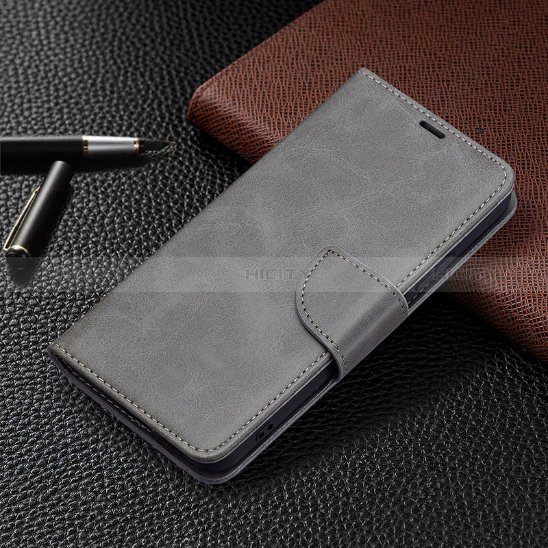 Custodia Portafoglio In Pelle Cover con Supporto B06F per Samsung Galaxy S24 Plus 5G Grigio