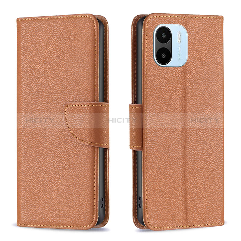 Custodia Portafoglio In Pelle Cover con Supporto B06F per Xiaomi Poco C50