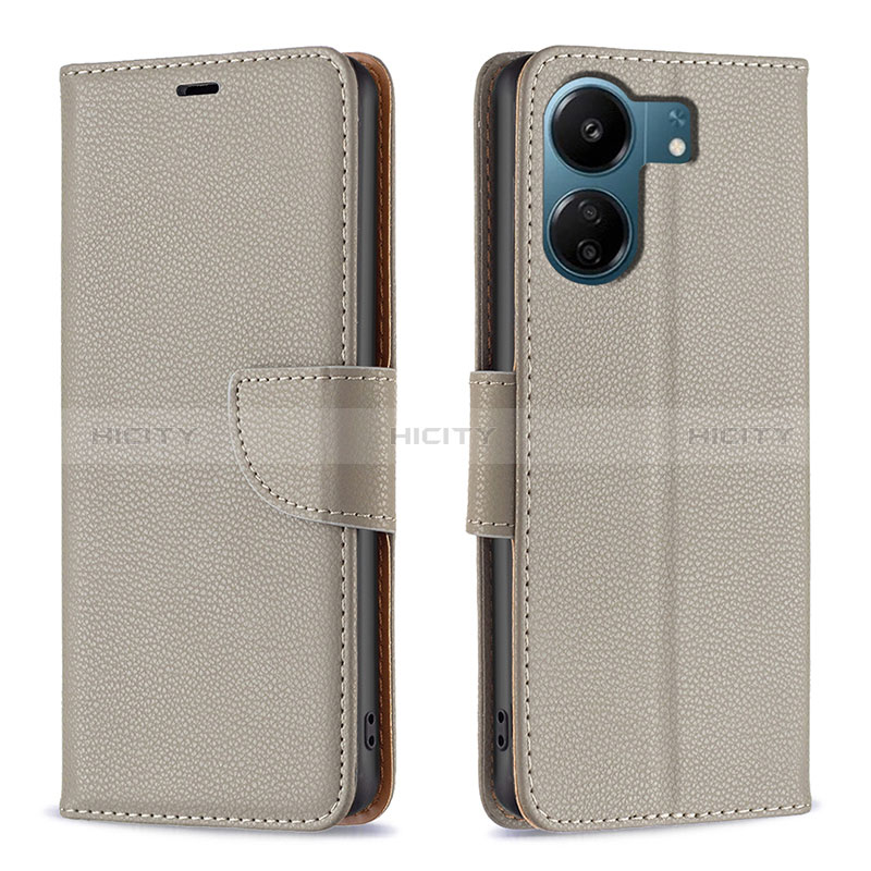 Custodia Portafoglio In Pelle Cover con Supporto B06F per Xiaomi Poco C65