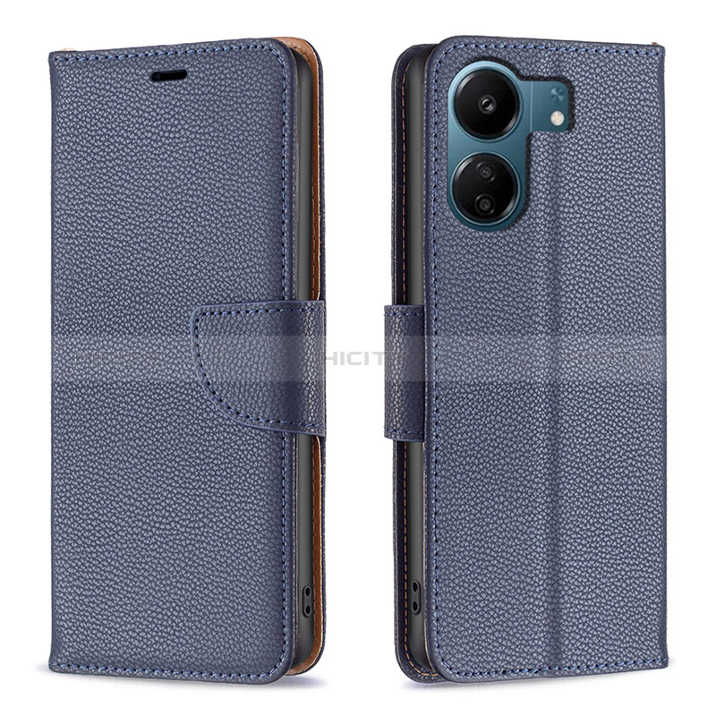 Custodia Portafoglio In Pelle Cover con Supporto B06F per Xiaomi Poco C65