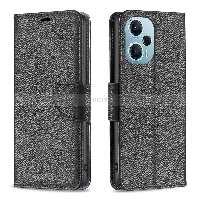 Custodia Portafoglio In Pelle Cover con Supporto B06F per Xiaomi Poco F5 5G