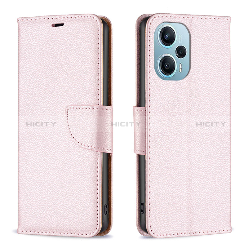 Custodia Portafoglio In Pelle Cover con Supporto B06F per Xiaomi Poco F5 5G