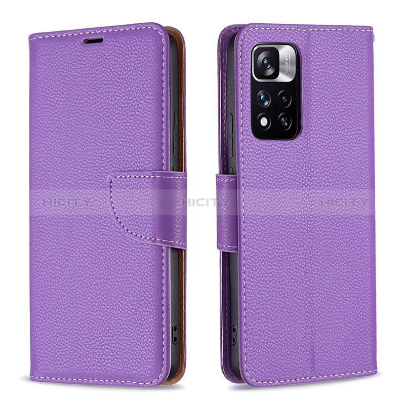 Custodia Portafoglio In Pelle Cover con Supporto B06F per Xiaomi Poco X4 NFC