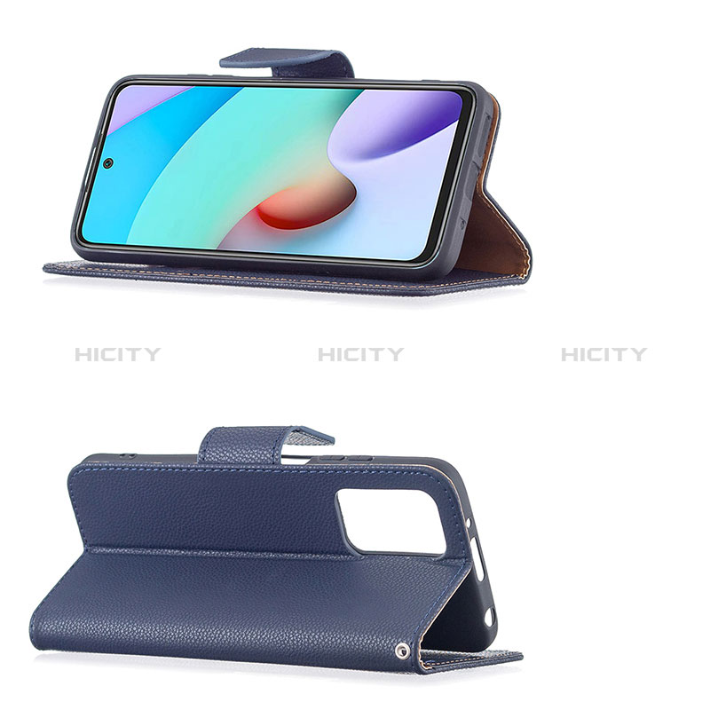 Custodia Portafoglio In Pelle Cover con Supporto B06F per Xiaomi Redmi 10 (2022)