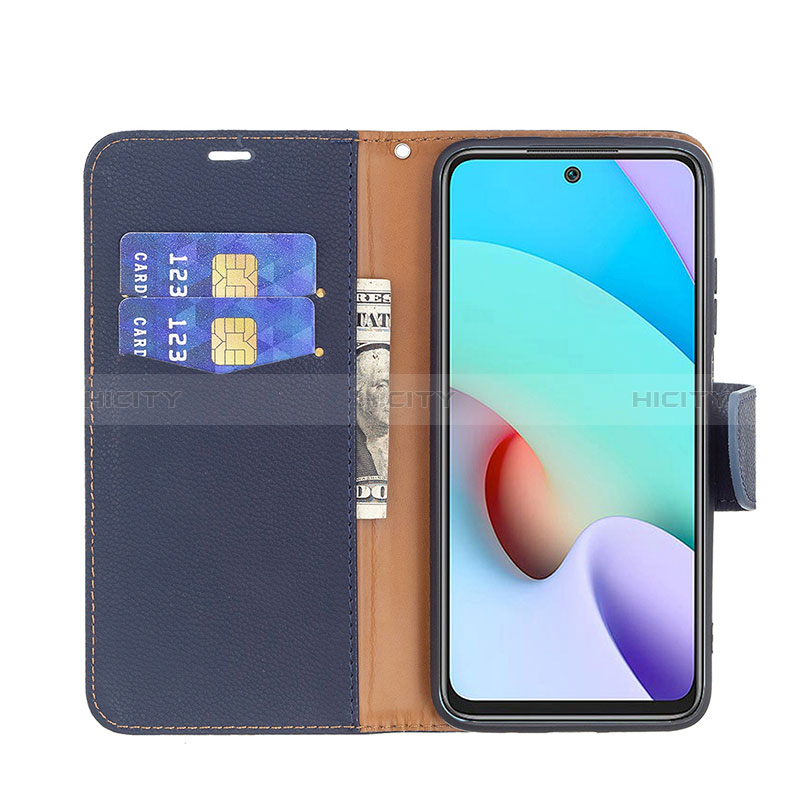 Custodia Portafoglio In Pelle Cover con Supporto B06F per Xiaomi Redmi 10 (2022)