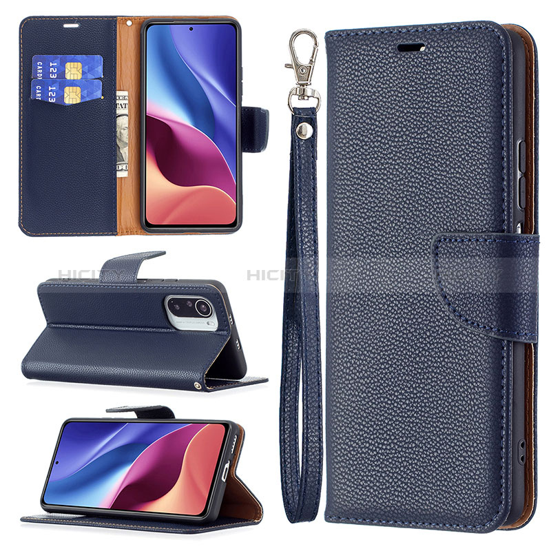 Custodia Portafoglio In Pelle Cover con Supporto B06F per Xiaomi Redmi K40 Pro 5G