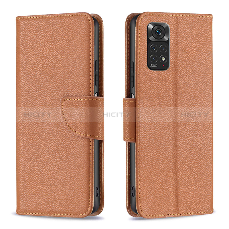 Custodia Portafoglio In Pelle Cover con Supporto B06F per Xiaomi Redmi Note 11 4G (2022)