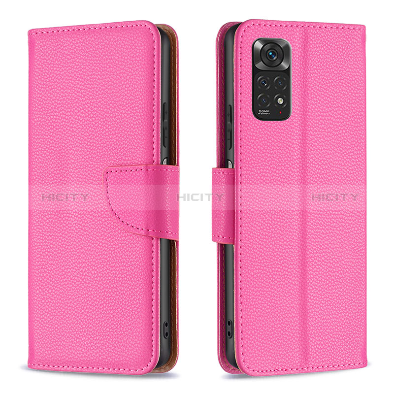 Custodia Portafoglio In Pelle Cover con Supporto B06F per Xiaomi Redmi Note 11 4G (2022)