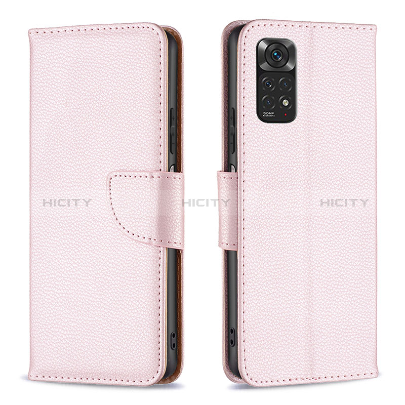 Custodia Portafoglio In Pelle Cover con Supporto B06F per Xiaomi Redmi Note 11 4G (2022)