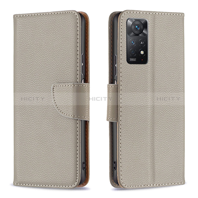 Custodia Portafoglio In Pelle Cover con Supporto B06F per Xiaomi Redmi Note 11 Pro 4G