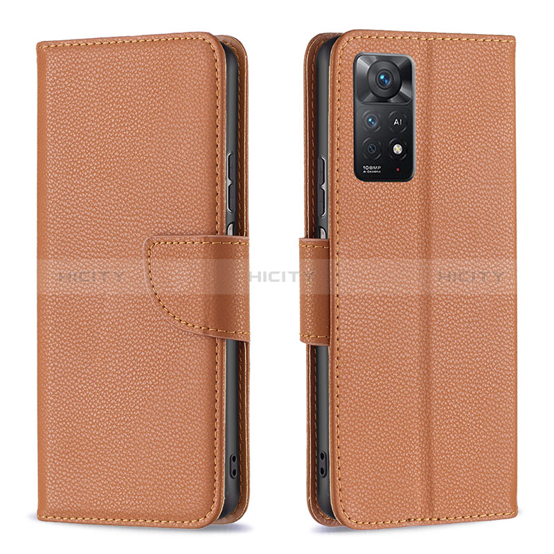 Custodia Portafoglio In Pelle Cover con Supporto B06F per Xiaomi Redmi Note 11 Pro 4G