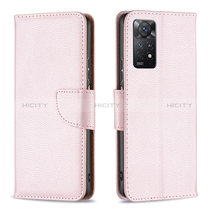 Custodia Portafoglio In Pelle Cover con Supporto B06F per Xiaomi Redmi Note 11 Pro 4G