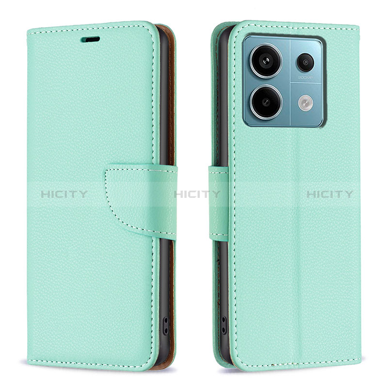 Custodia Portafoglio In Pelle Cover con Supporto B06F per Xiaomi Redmi Note 13 Pro 5G