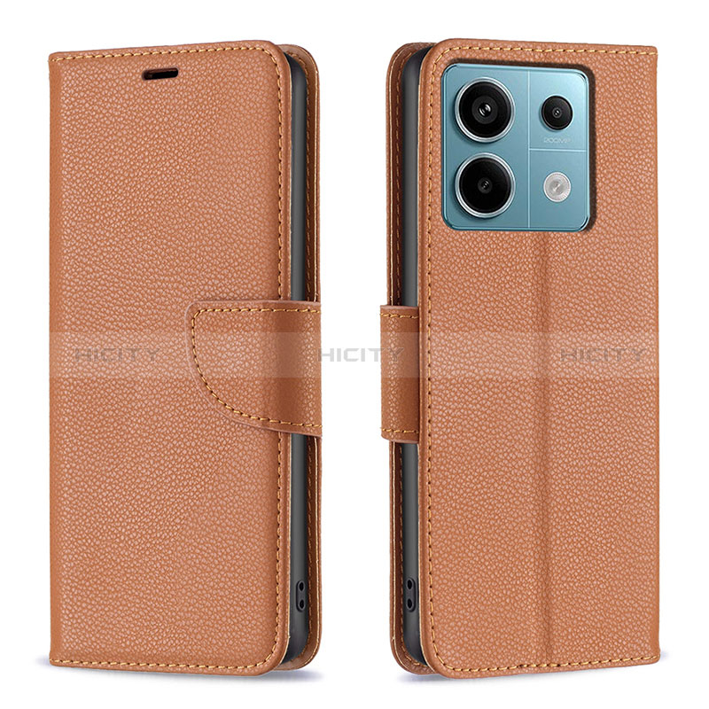 Custodia Portafoglio In Pelle Cover con Supporto B06F per Xiaomi Redmi Note 13 Pro 5G