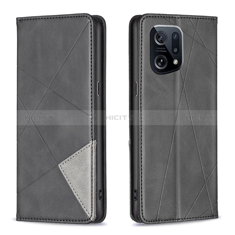 Custodia Portafoglio In Pelle Cover con Supporto B07F per Oppo Find X5 5G