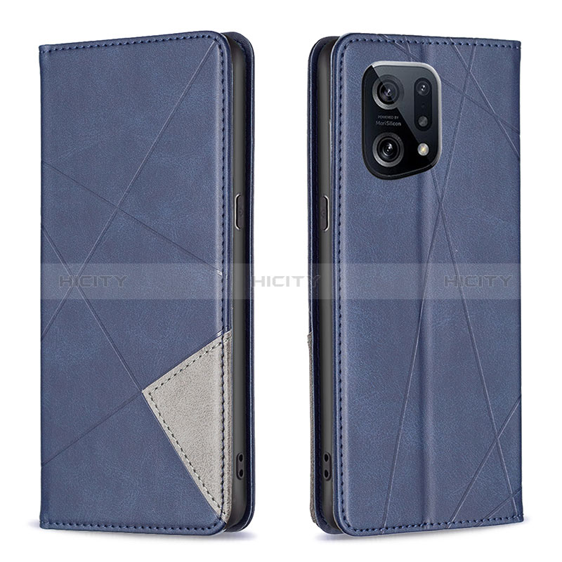 Custodia Portafoglio In Pelle Cover con Supporto B07F per Oppo Find X5 5G