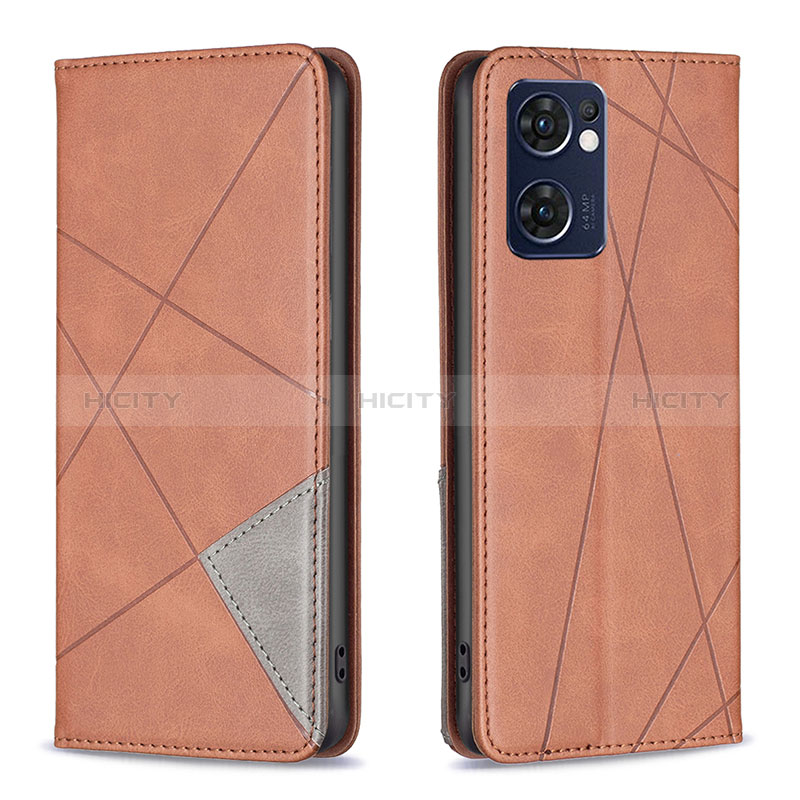 Custodia Portafoglio In Pelle Cover con Supporto B07F per Oppo Find X5 Lite 5G