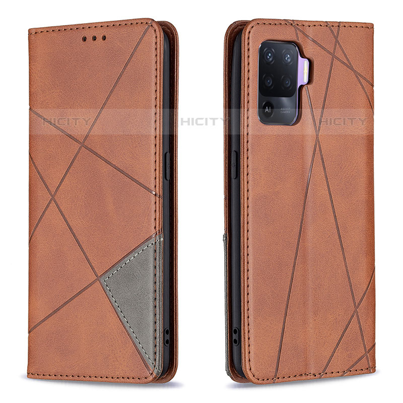 Custodia Portafoglio In Pelle Cover con Supporto B07F per Oppo Reno5 Lite