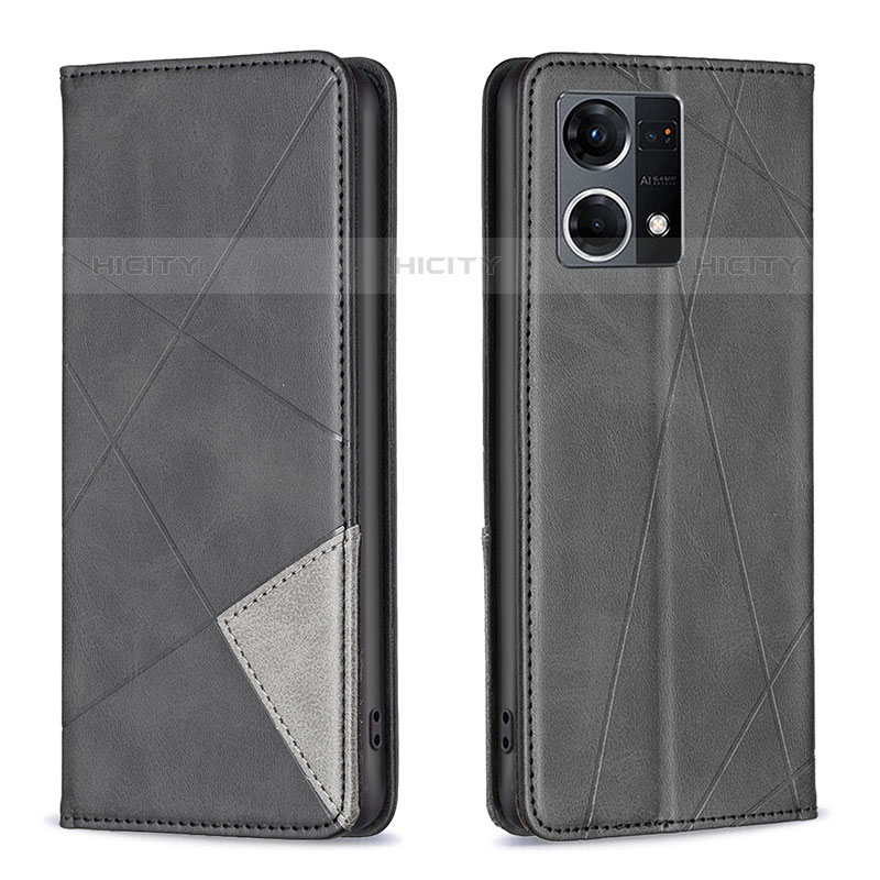 Custodia Portafoglio In Pelle Cover con Supporto B07F per Oppo Reno8 4G