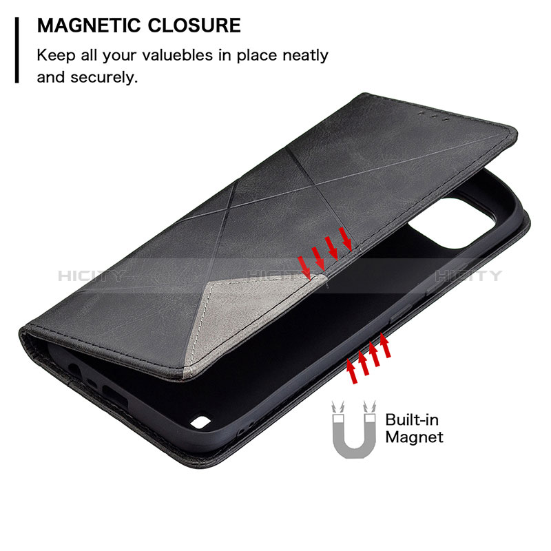 Custodia Portafoglio In Pelle Cover con Supporto B07F per Realme C21