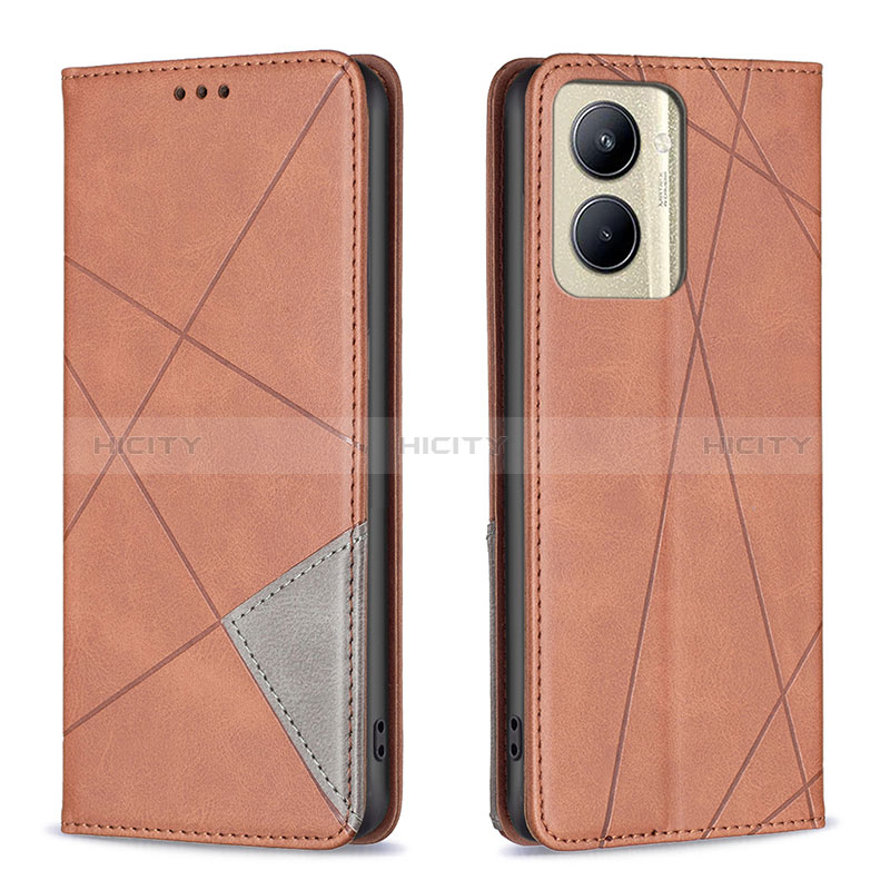 Custodia Portafoglio In Pelle Cover con Supporto B07F per Realme C33 (2023)