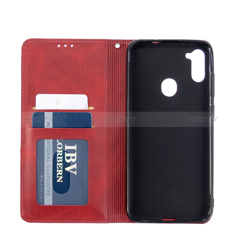 Custodia Portafoglio In Pelle Cover con Supporto B07F per Samsung Galaxy A11