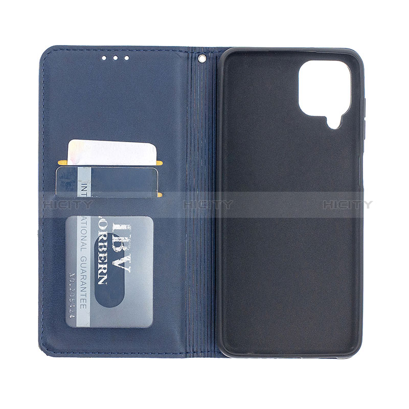 Custodia Portafoglio In Pelle Cover con Supporto B07F per Samsung Galaxy A12 Nacho