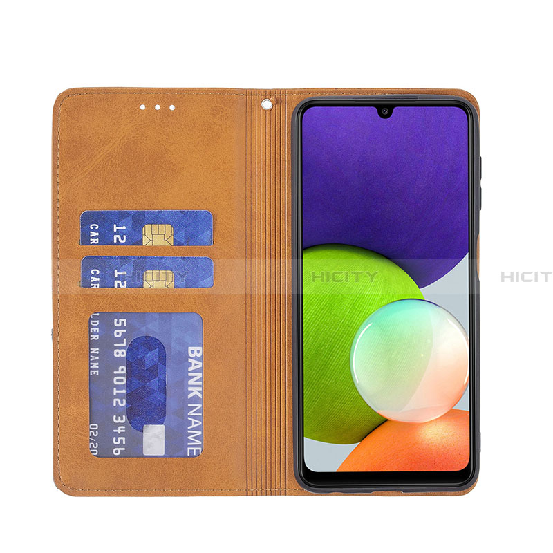 Custodia Portafoglio In Pelle Cover con Supporto B07F per Samsung Galaxy A22 4G