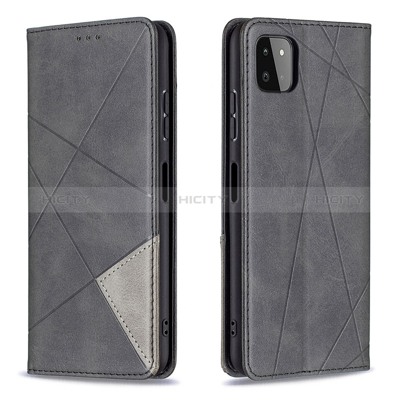 Custodia Portafoglio In Pelle Cover con Supporto B07F per Samsung Galaxy A22s 5G Nero