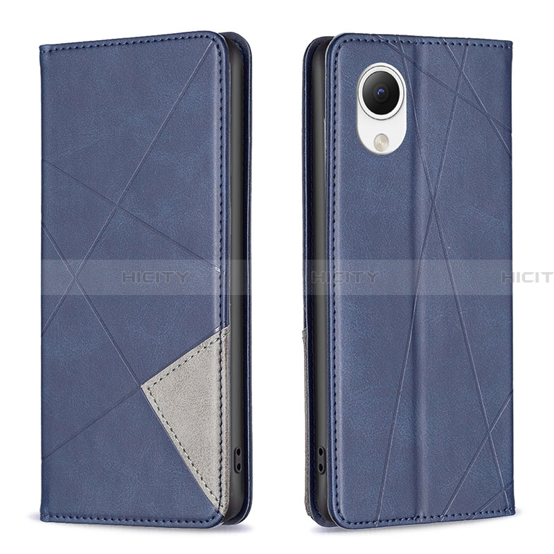Custodia Portafoglio In Pelle Cover con Supporto B07F per Samsung Galaxy A23s Blu